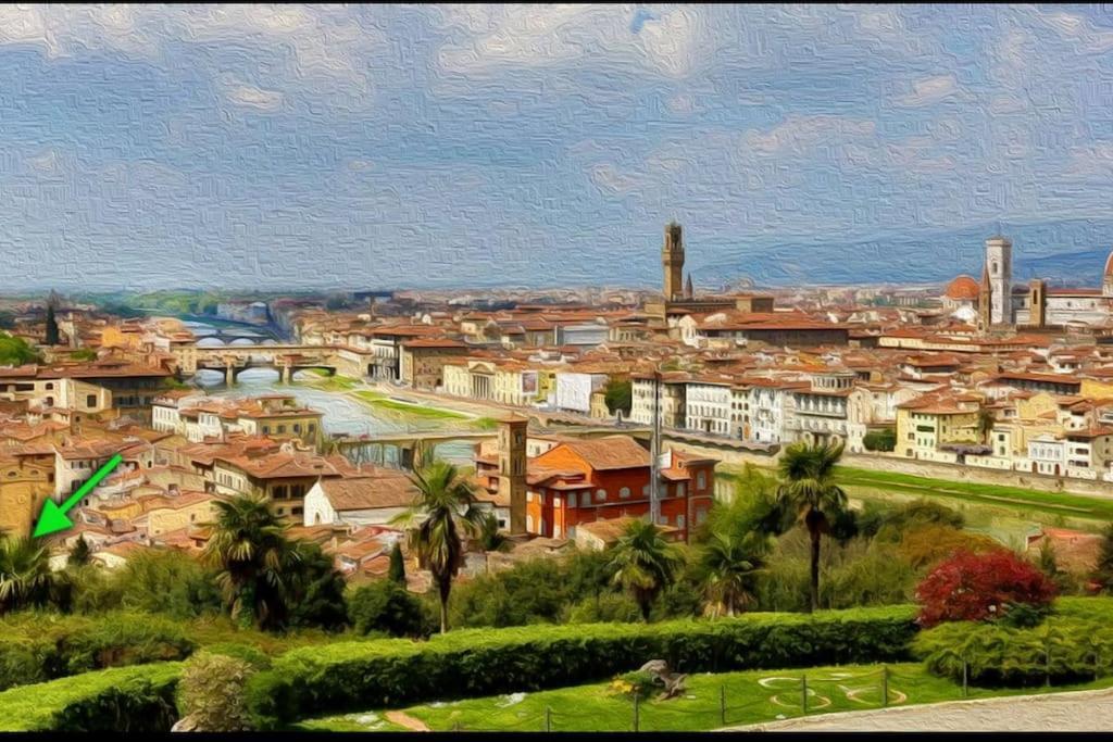 Monica Appartamento Con Giardino Al Ponte Vecchio Флоренция Екстериор снимка